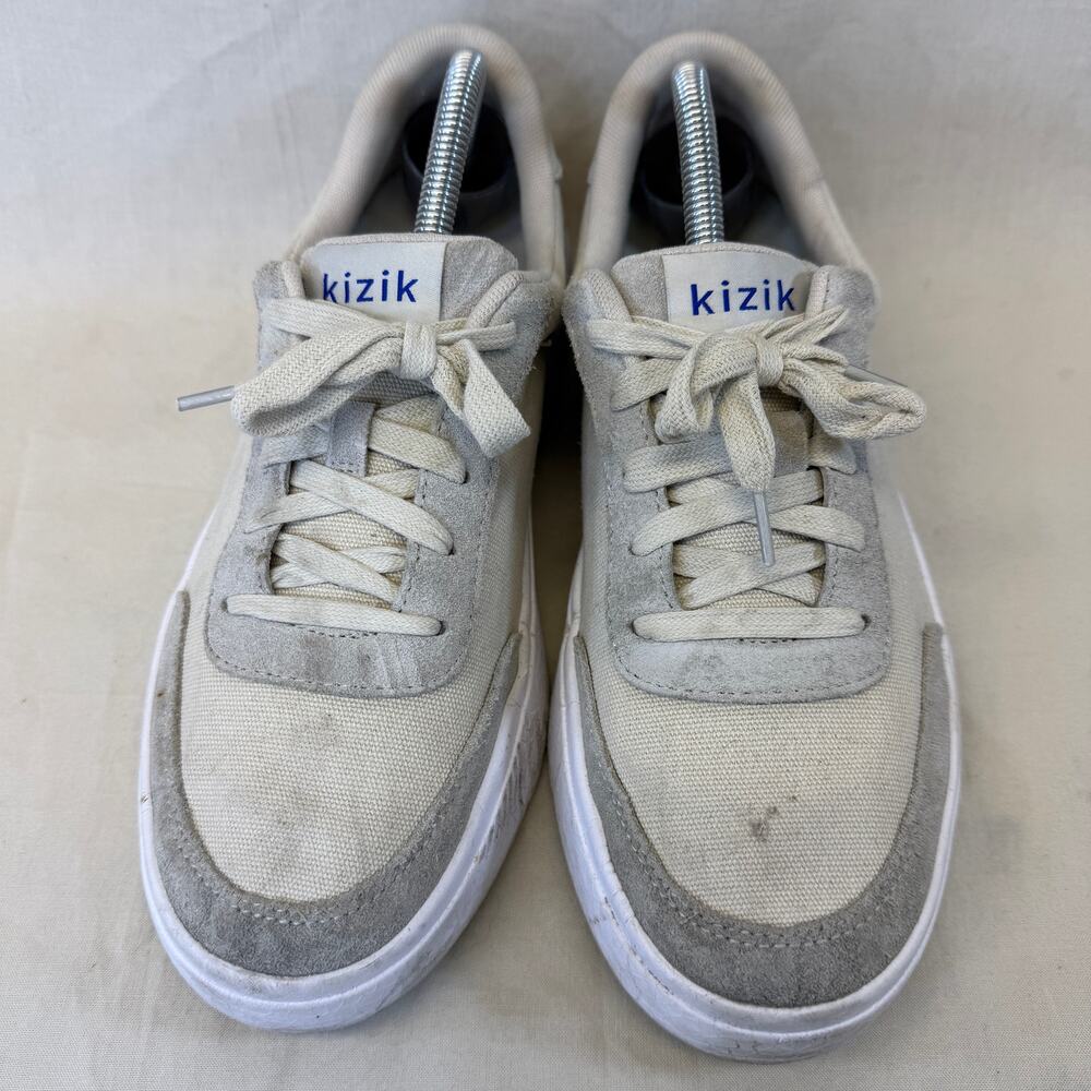 KIZIK Prague Slip-On Hands Free Shoes Mens 8.5 / Women’s 10 Beige Canvas